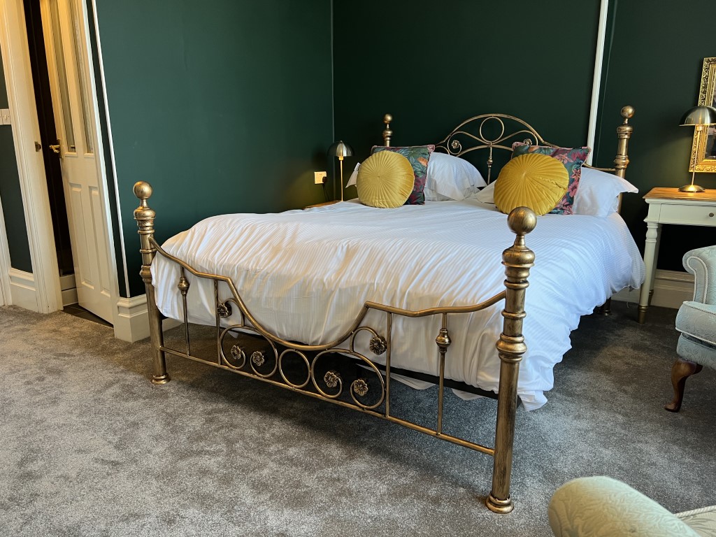 King-sized bed